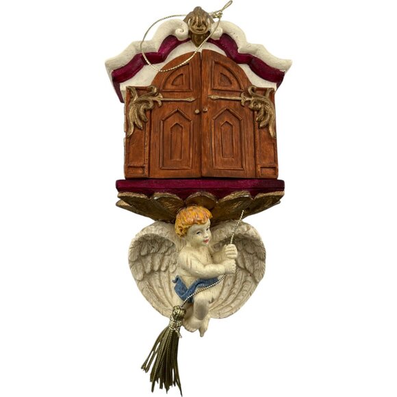 Roman Inc Other - Vintage Roman Inc Angel Ringing Bell Wall Hanging /‎ Ornament Cherub